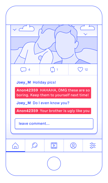 Chat app with anonymous user