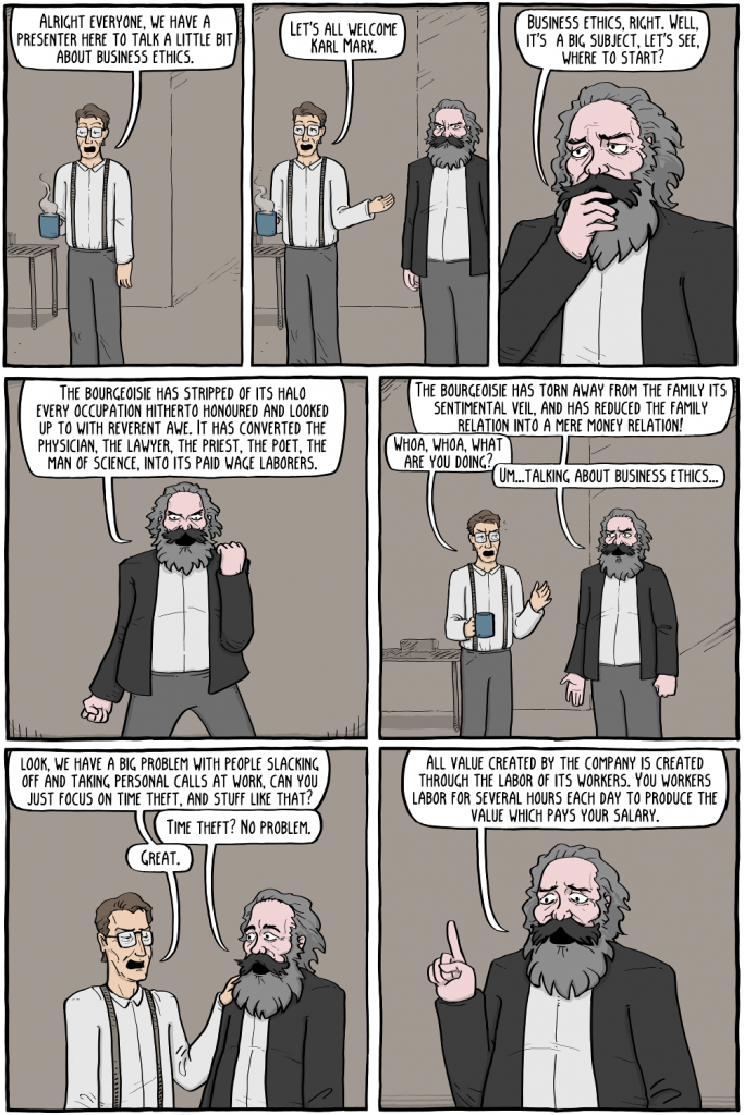 Existential Comics - Marx on Business Ethics (1)